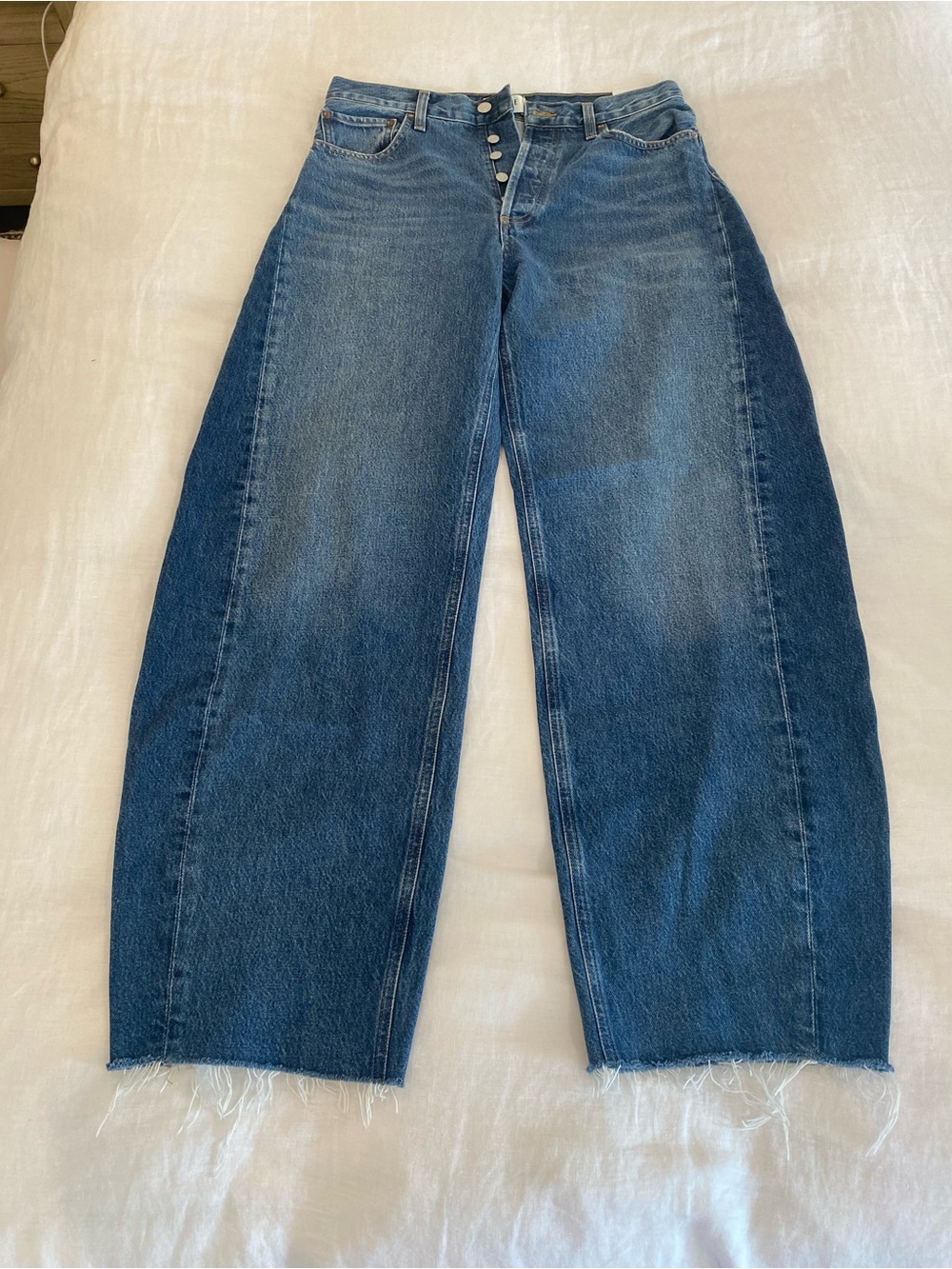 AGOLDE Luna High Rise Curved Taper Jeans